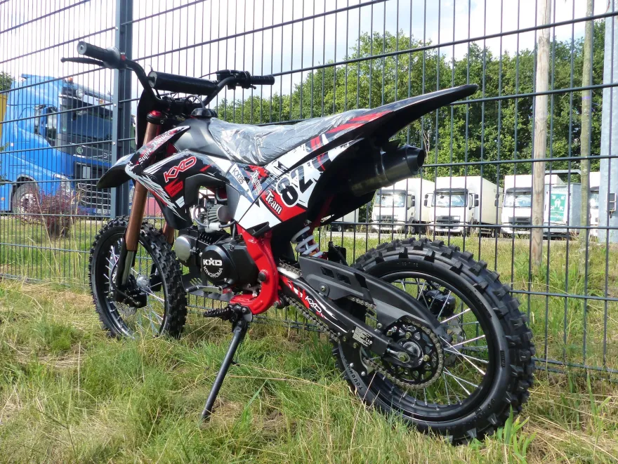 125ccm Dirtbike Cross Bike Pocketbike KXD 609 4 Takt 4 Gang Manuel 17/14