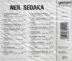 CD: Neil Sedaka: Laserlight 15 111