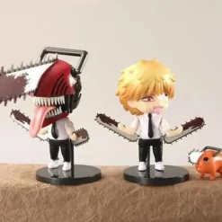 Chainsaw Man Figuren Set Denji Pochita Anime Modell 6 Stk PVC Sammlung