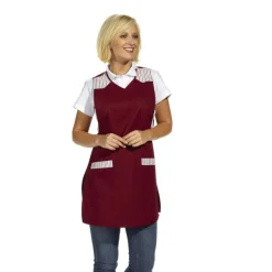 Chasuble - Überwurfschürze - bordeaux-rot