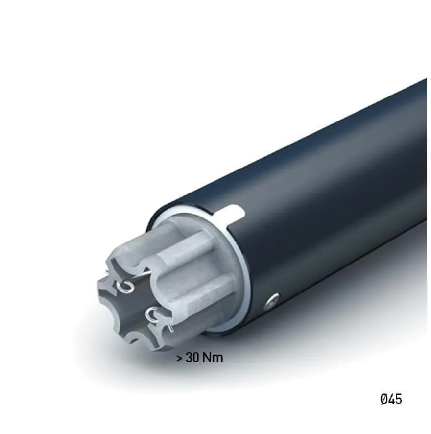 Cherubini Rohrmotor MOVI (Roll) Ø45 versch. Modelle + Adapter u. Mitnehmer SW60