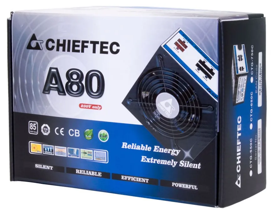 Chieftec A-80 Series CTG-550C - Netzteil (intern)