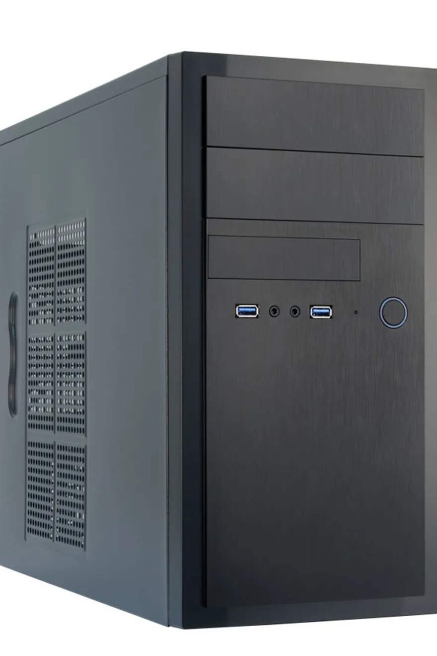 Chieftec HT-01B-OP Computer-Gehäuse Mini Tower Schwarz