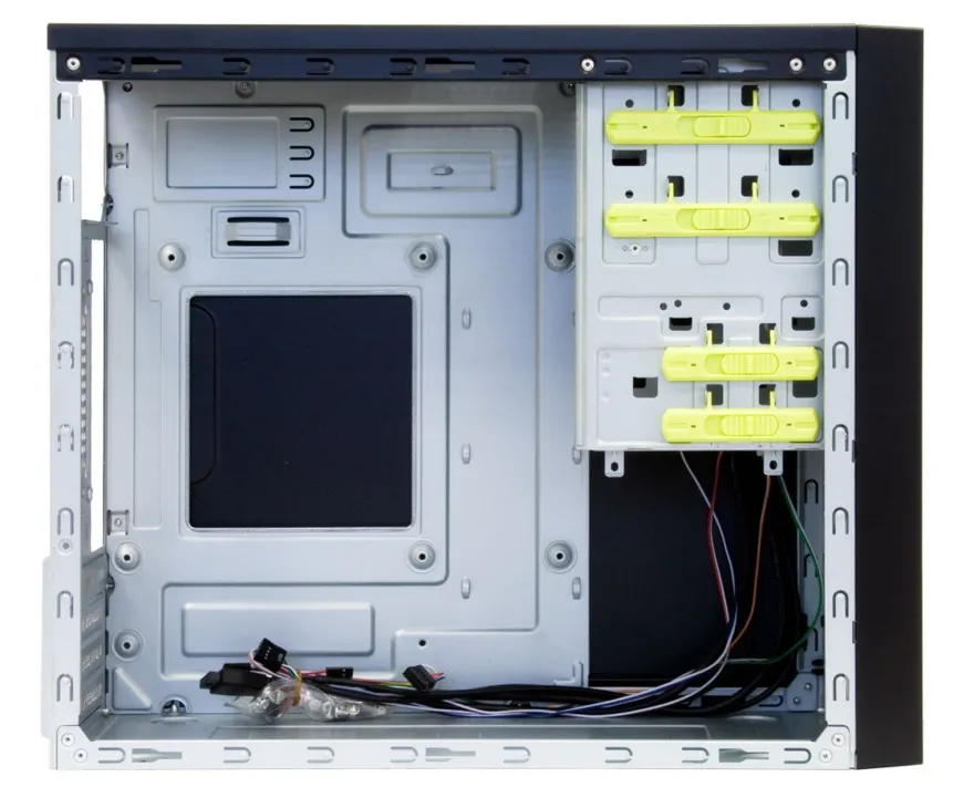 Chieftec HT-01B-OP Computer-Gehäuse Mini Tower Schwarz