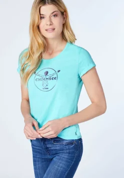 Chiemsee Taormina T-Shirt Women Damen-T-Shirt Blue Radiance