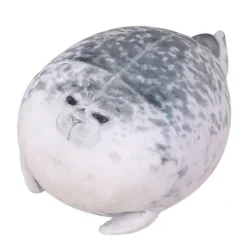 Chubby Spotted Seal Plüsch Kissen, Meerestier Robbe Tier Umarmungen Geschenke