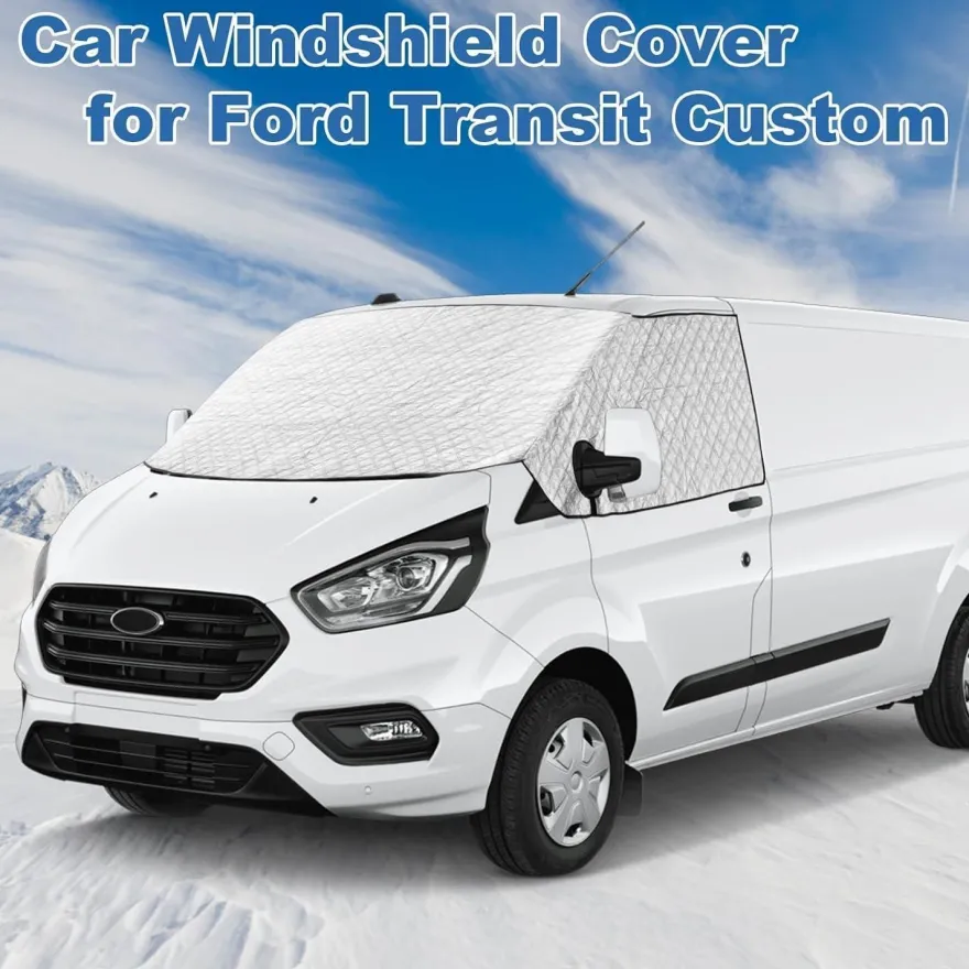 CICMOD Windschutzscheibenabdeckung für Ford Transit Custom/Tourneo Custom