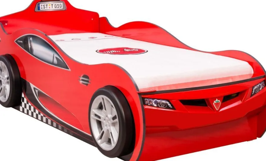Cilek Coupe Autobett + Gästebett ROT