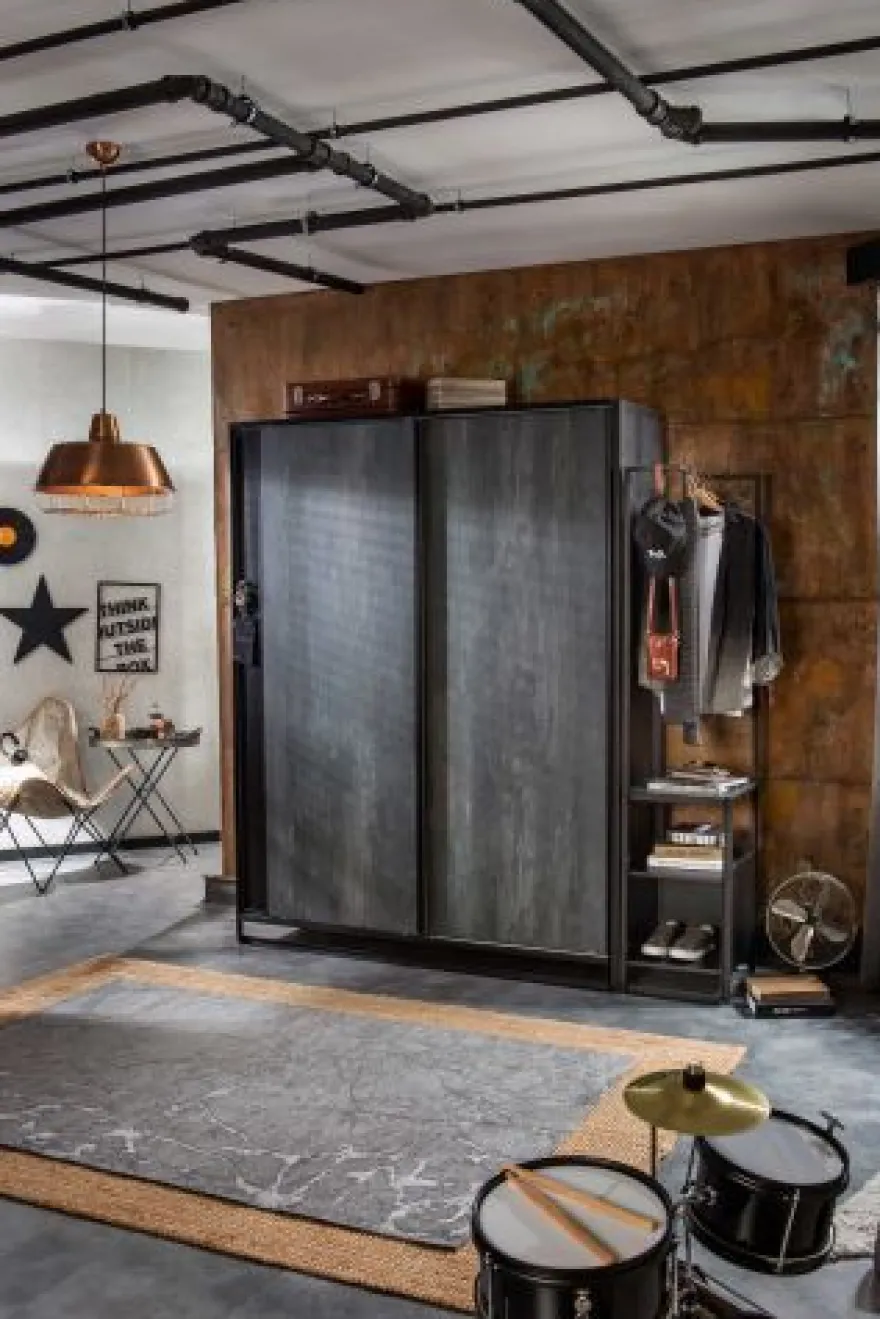 Cilek Dark Metal Jugendzimmer III, 5-tlg