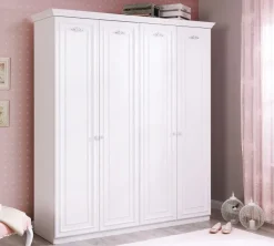 Cilek Romantica Kleiderschrank, 4-türig