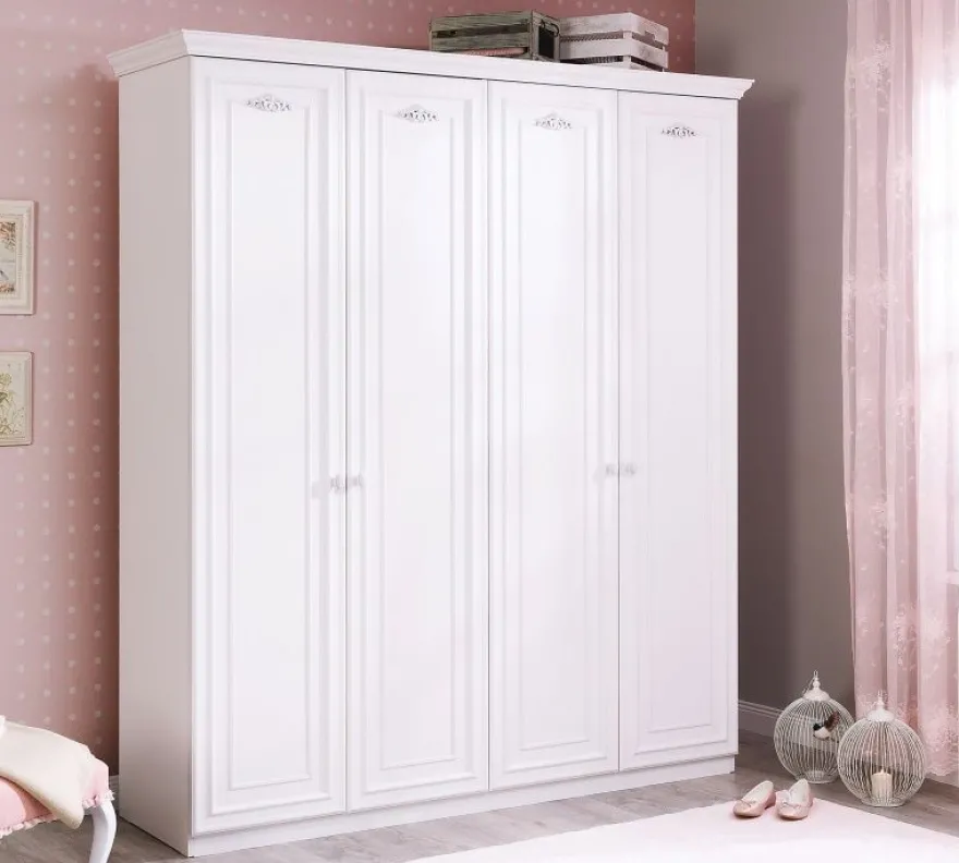 Cilek Romantica Kleiderschrank, 4-türig