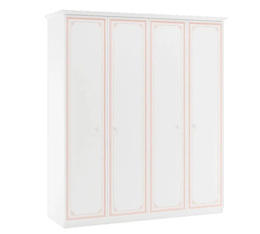 Cilek SELENA PINK Kleiderschrank, 4-trg.