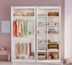 Cilek SELENA PINK Kleiderschrank, 4-trg.