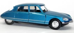1973 Citroen DS 23 blau metallic Spritzguss Modellauto ca. 1:37 = 12cm