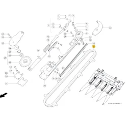 395305.0 – Claas-Anbaugeräte-Kette Für Mais – 74 Glieder – Off