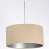 Classic Hängeleuchte Becher weiß 40cm Beige, Silber