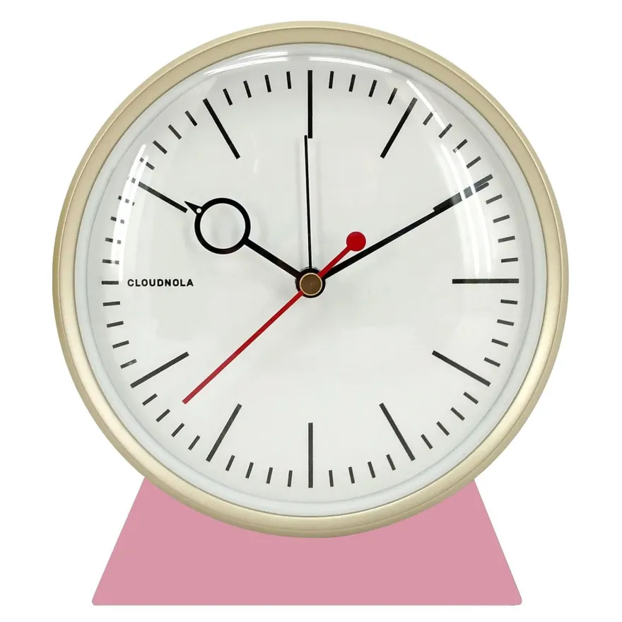 Cloudnola Tischuhr und Wecker Bloke Pink SKU0143