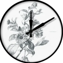Cloudnola Wanduhr Flower Pierre François Legrand Ringelblume SKU0164