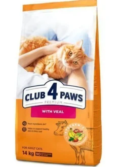 CLUB 4 PAWS KATZE 14 kg Kalbfleisch