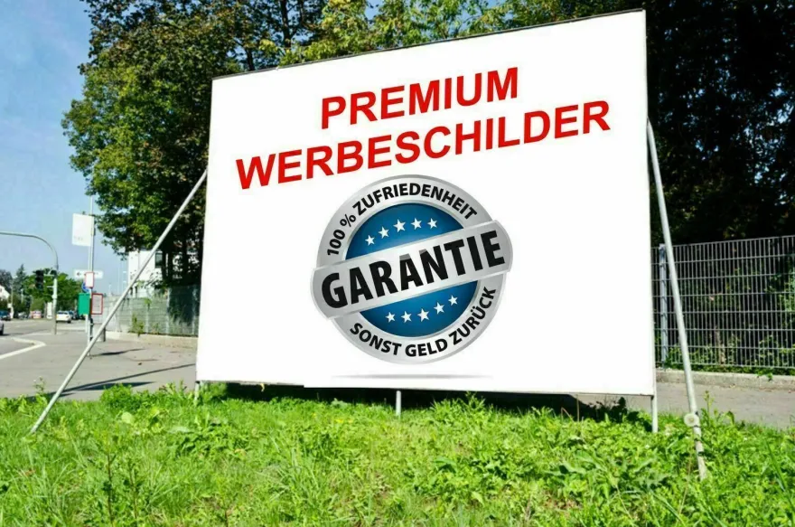 300 cm x 60 cm Werbeschilder Firmenschilder Ladenschild Werbeträger Bauschild