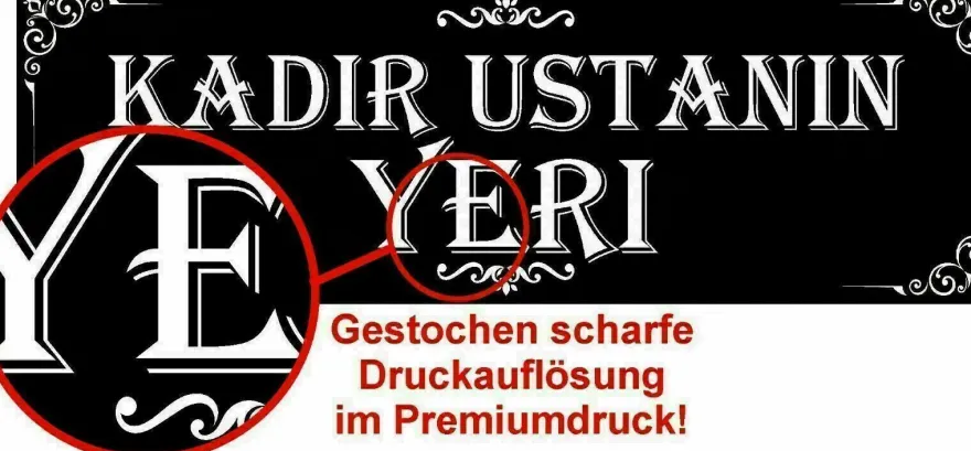 200 cm x 100 cm Werbeschild Firmenschild Außenwerbung Reklame