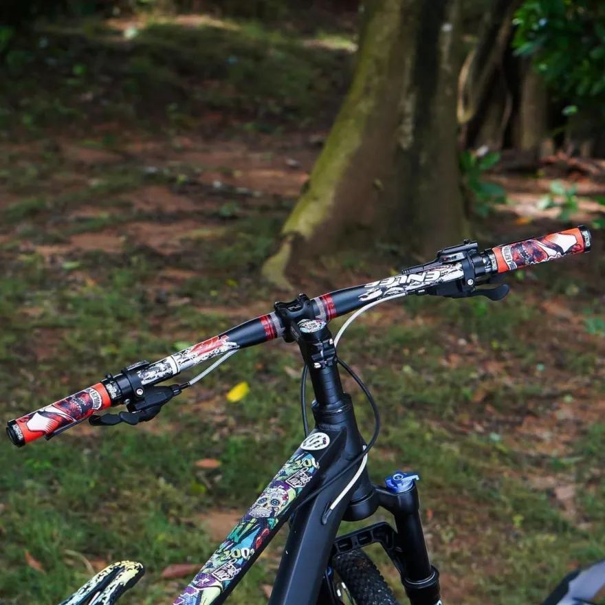CNCLOL Fahrrad Lenkergriffe MTB 22mm Silikon Doppel Lock-On Design für