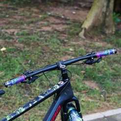 CNCLOL Fahrrad Mountainbike Lenkergriffe, MTB Fahrradgriffe 22mm Silikon