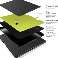 CoBak Kindle Scribe Hülle 10,2 Zoll Schwarz