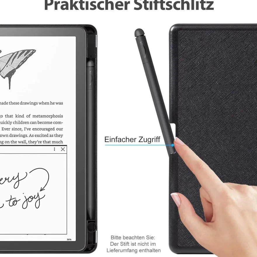 CoBak Kindle Scribe Hülle 10,2 Zoll Schwarz