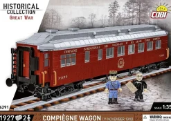 COBI 6291 Compiègne Wagon (11 November 1918) Eisenbahnwaggon (Maßstab 1:35)