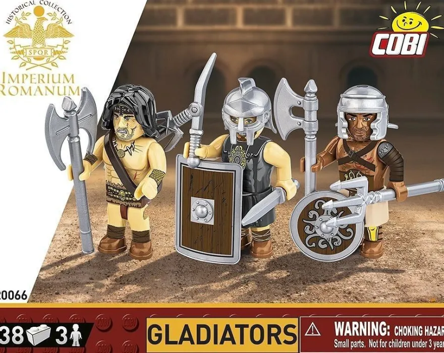 COBI 20066 Imperium Romanum Gladiatoren Klemmbaustein Figuren