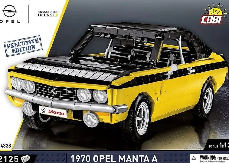 COBI 24338 Opel Manta A 1970 - Executive Edition Maßstab 1:12 Klemmbaustein Set
