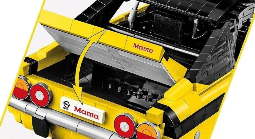 COBI 24338 Opel Manta A 1970 - Executive Edition Maßstab 1:12 Klemmbaustein Set