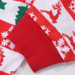Codkkre Kinder Weihnachts Schlafanzug Langarm Baumwolle Pyjama Set 2-12 Jahre