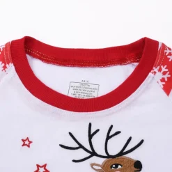 Codkkre Kinder Weihnachts Schlafanzug Langarm Baumwolle Pyjama Set 2-12 Jahre