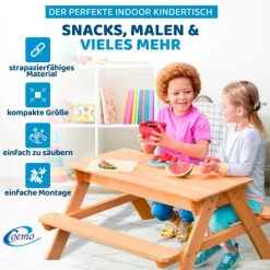 Coemo 2in1 Kindersitzgruppe und Sand-und Wasserspieltisch Kinder