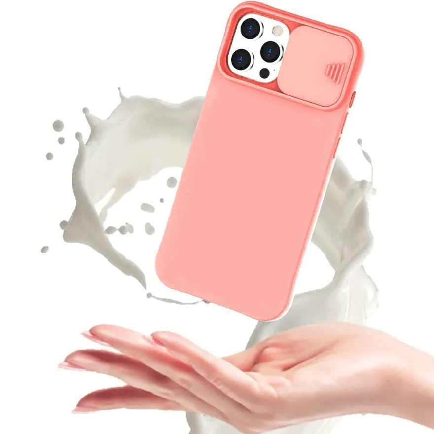 cofi1453® 360 Grad Schutz CamShield Silikon Cover Case Slim Handyhülle Schutzhülle