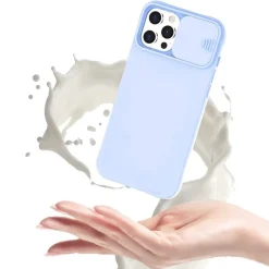 cofi1453® 360 Grad Schutz CamShield Silikon Cover Case Slim Handyhülle Schutzhülle