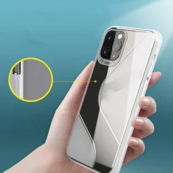 cofi1453® S-Line Hülle Bumper kompatibel mit Samsung GALAXY A51 (A515F) Silikonhül
