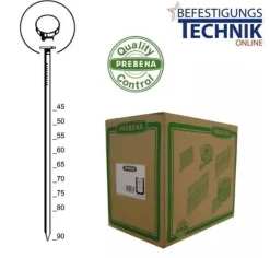 16° Coilnägel 3,1x90mm glatt verzinkt drahtmagaziniert für Coilnagler Prebena BeA Bos