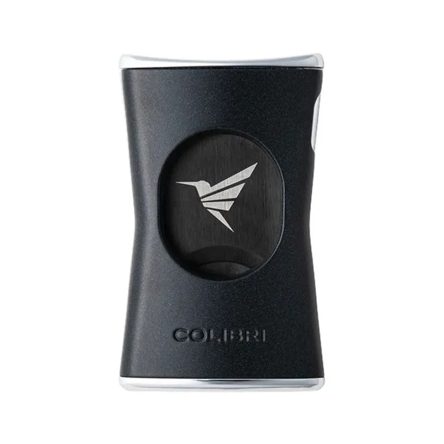 Colibri Zigarrenschneider Slim Schwarz/Chrome