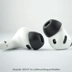 Comply Ohrstöpsel TrueGrip MAX für Airpods Pro 3 Schwarz Größe M