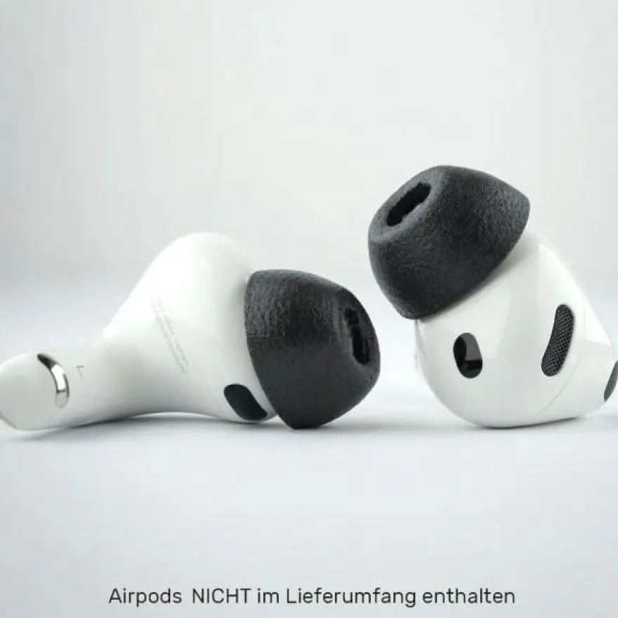 Comply Ohrstöpsel TrueGrip MAX für Airpods Pro 3 Schwarz Größe M
