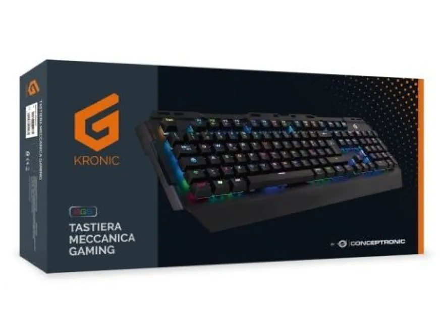 Conceptronic KRONIC Gaming Keyboard RGB, Italienisches Layout