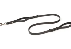 CopcoPet - Lederleine Fettlederleine Hundeleine mit zwei Handgriffen