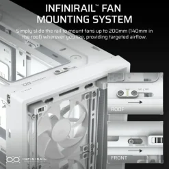 Corsair Geh Midi FRAME 4000D RS Mid-Tower, White