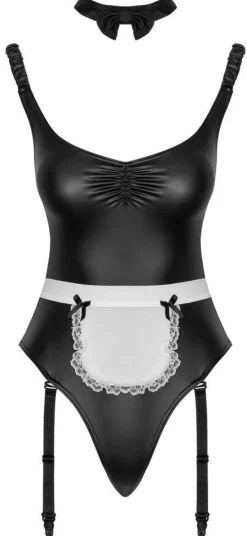 Cottelli Costumes - Servier-Set - 3-teiliges Dienstmädchen-Kostüm Gr. M