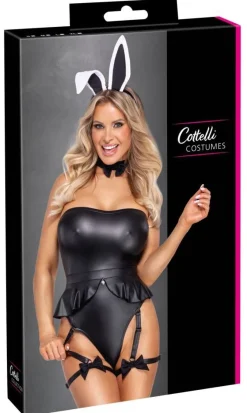 Cottelli Costumes Sexy Bunny-Kostüm - Schwarz, Größe