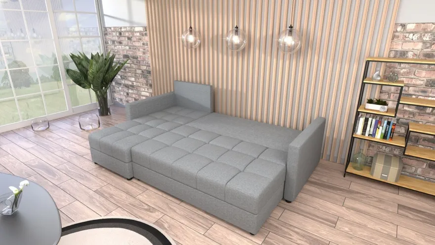 Couchgarnitur Sofa Sofagarnitur BELA L mit Schlaffunktion Wohnlandschaft NEU