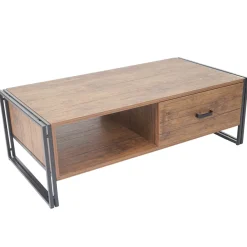 Couchtisch HWC-A27, Beistelltisch Wohnzimmertisch, 41x120x60cm 3D-Struktur